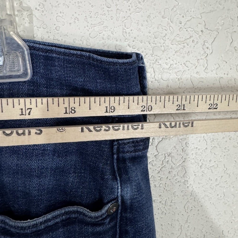 Lucky Brand Mens Jeans 40x29 Straight Denim Dark Crosshatch Pattern tag 38x30 - Picture 8 of 11